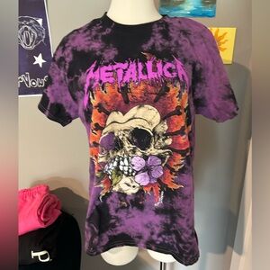 metallica band tee